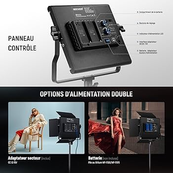 NEEWER LEDライトセット 3200-5600K Amazon | NEEWER 660 LEDビデオライト 40W 高輝度 3200K-5600K
